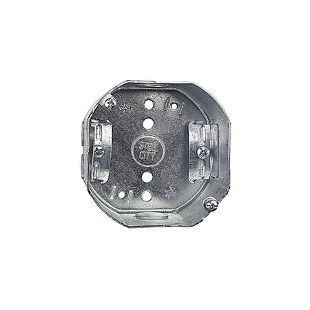 Abb Ceiling Electrical Box, 22.5 cu. in., Octagon, Steel 54171N-25